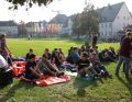 Tolles Kapellplatzkonzert der Kolpingkapelle Mering bei strahlendem Sonnenschein