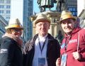 Jugendreferentin, Präses Zeller und Diözesanleiter zum Foto