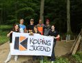 Die Kolpingjugend Diedorf gestaltet eine Waldkirche