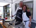 und Crêpes von Roland und seinem Team